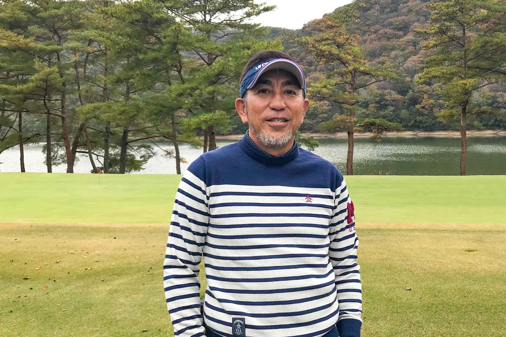 関西ゴルフサークル セブンエイトの第38回コンペの森田雅直さん写真