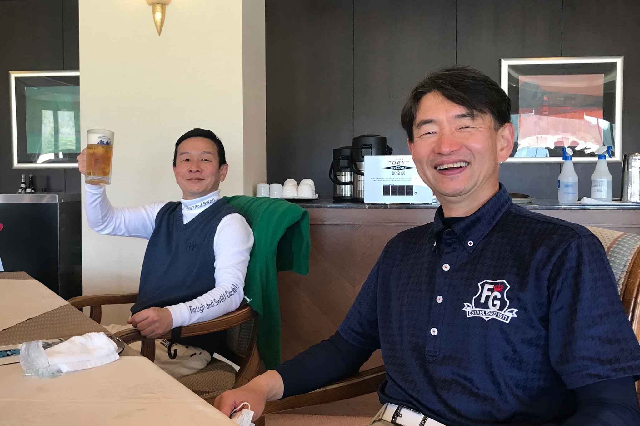 関西ゴルフサークル セブンエイトの大江さんと長谷川さん