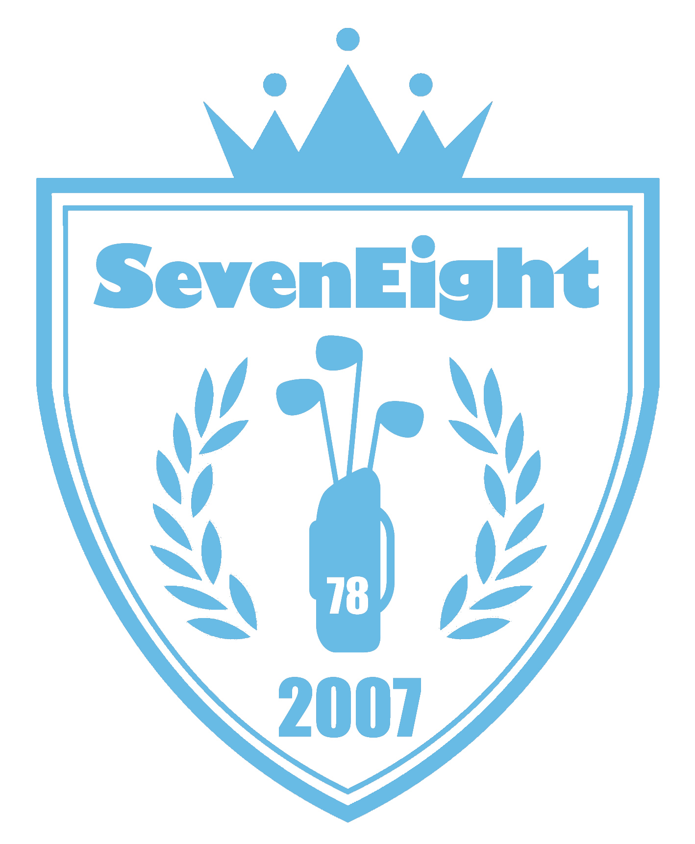 ゴルフコンペを楽しむ、関西ゴルフサークル セブンエイトのマーク