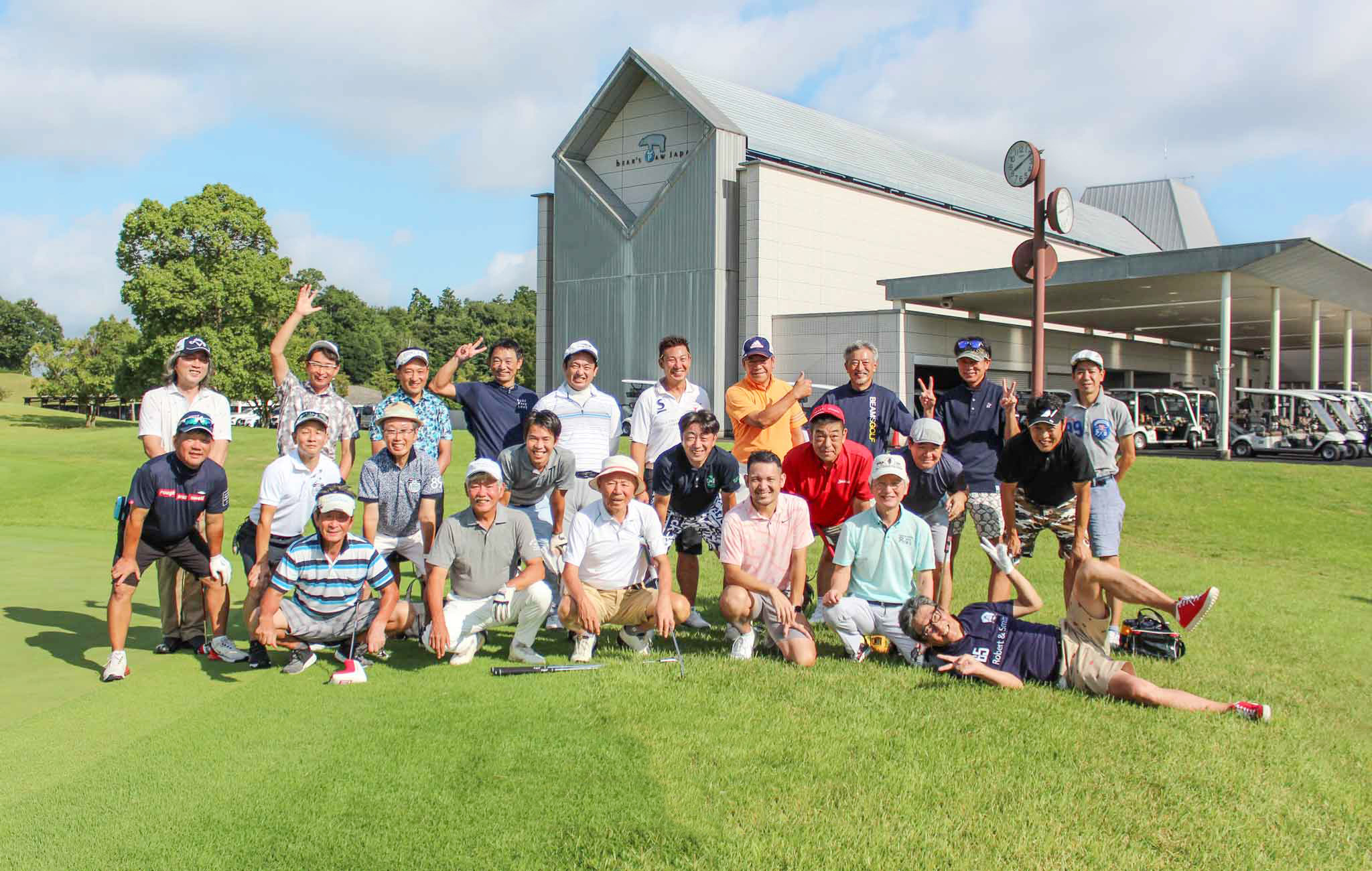 関西ゴルフサークル セブンエイトのガチンコCUP参加者集合写真