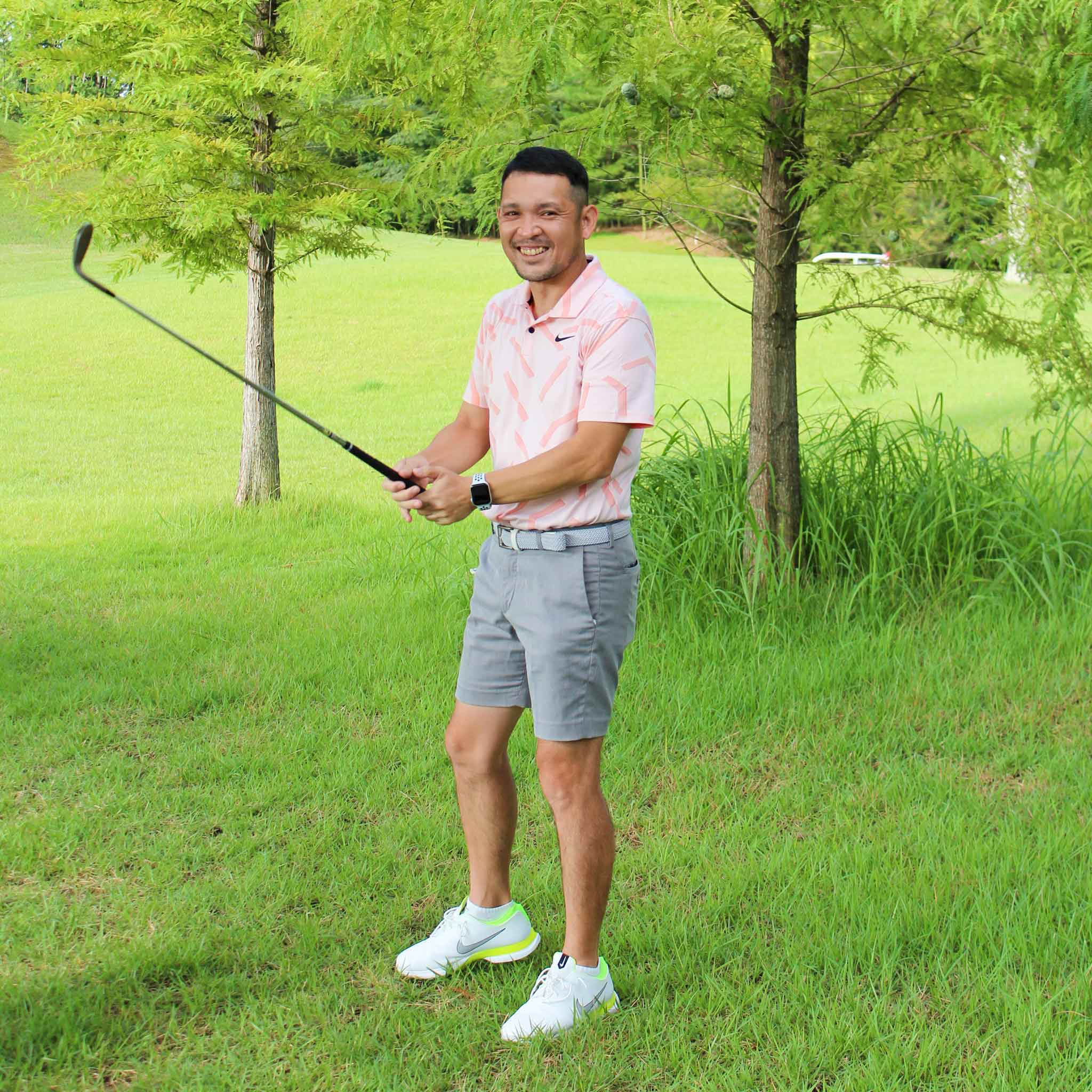 関西ゴルフサークル セブンエイトのガチンコCUP西尾さん2位の記念写真