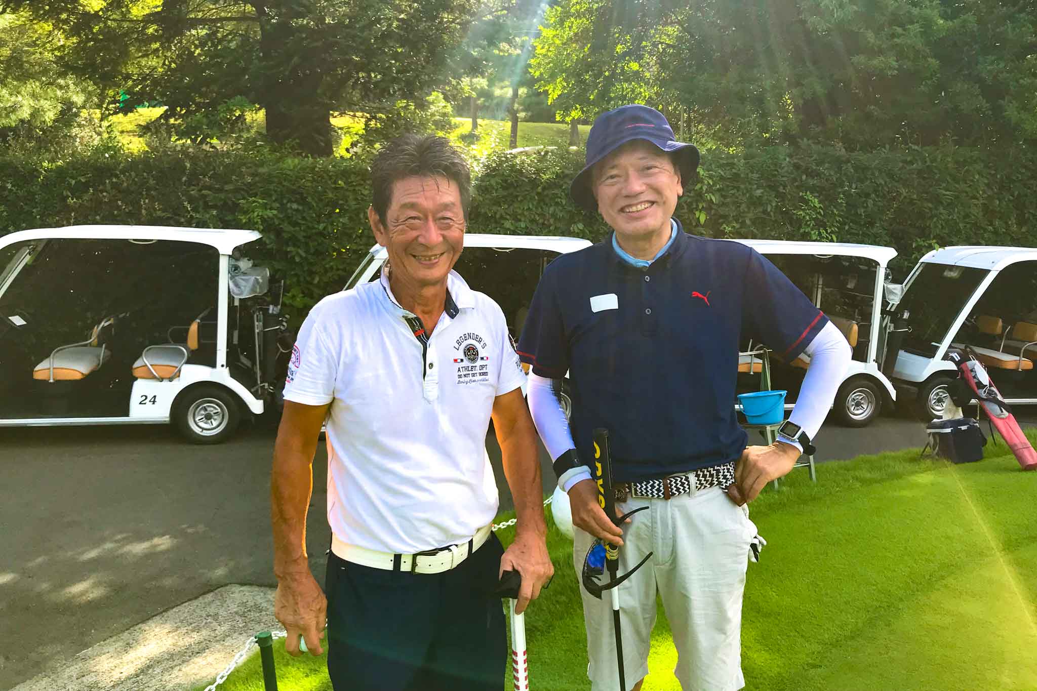ゴルフサークルセブンエイトの村田さんと坂本さん