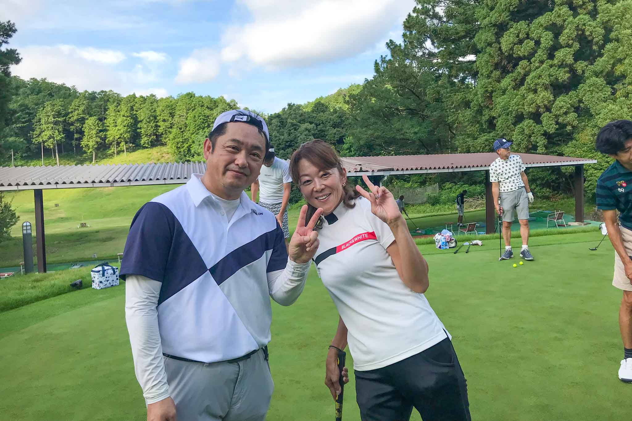ゴルフサークルセブンエイトの平賀さんと濱中さん