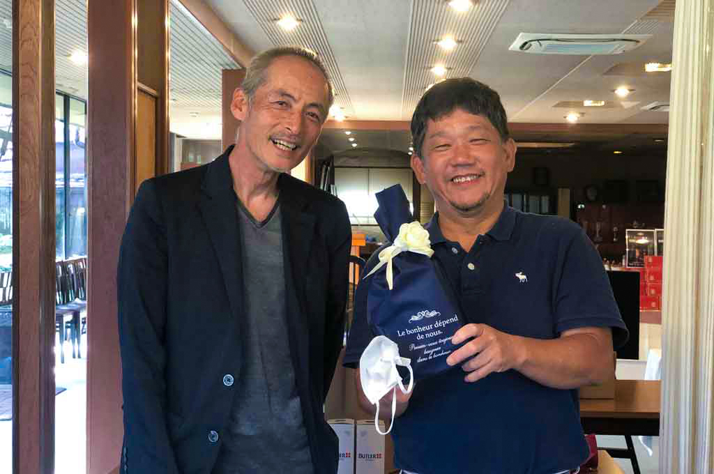 特別賞のゴルフサークルセブンエイトの田中さん