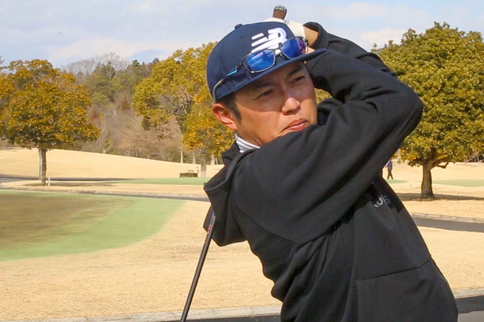 関西ゴルフサークル セブンエイトの今西さんのティーショット