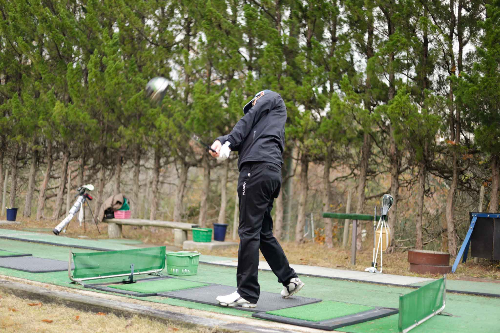 篠山ゴルフ倶楽部での練習